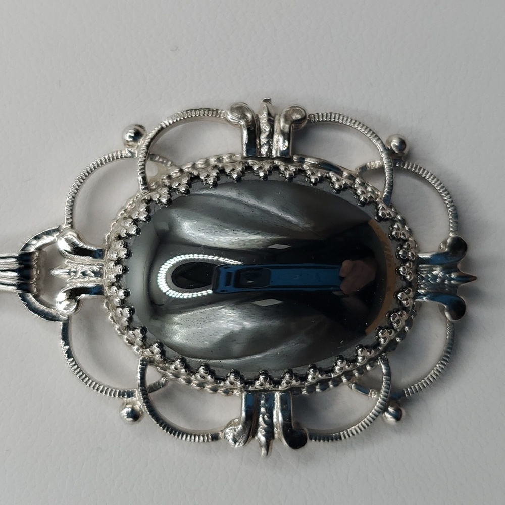 Vintage Whiting & Davis Silver Pendant - Picture 3 of 6